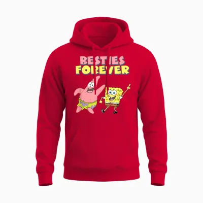 Best Friends Forever Unisex Hoodie - Red