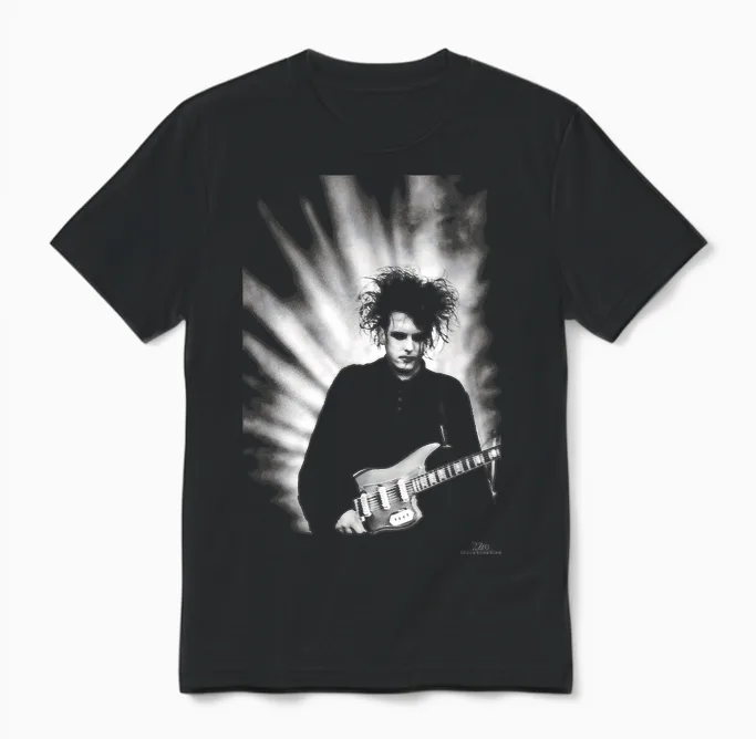 Robert Smith the Cure Prayer Tour Von Phil Nicholls Unisex T-Shirt in Black