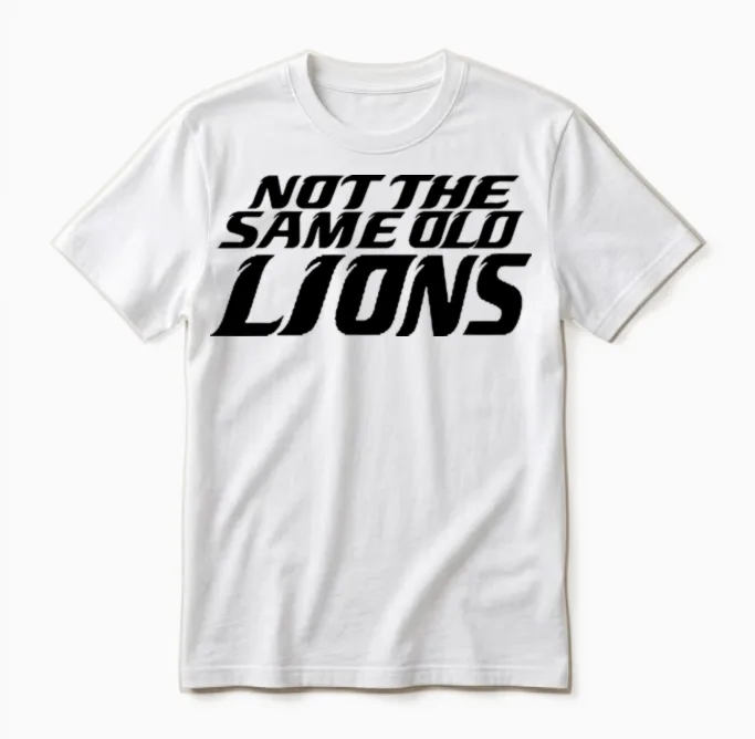 Not the Same Old Lions - Wildlife Unisex T-Shirt in White