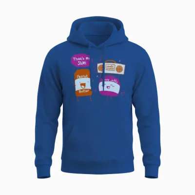 Peanut Butter and Jelly Unisex Hoodie - Royal