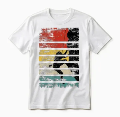 Climbing Retro Unisex T-Shirt - White