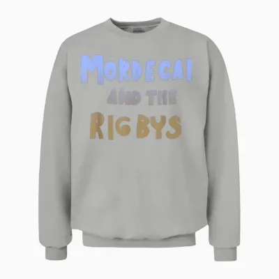 Mordecai and the Rigbys Ringer Y2k Retro Unisex Sweatshirt - Ash