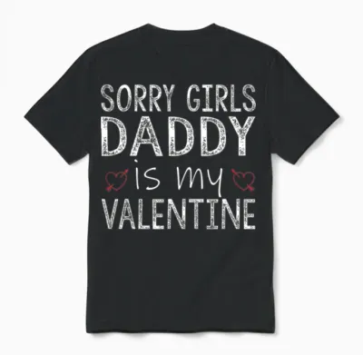 Valentines Day, Valentine Retro Unisex T-Shirt - Black