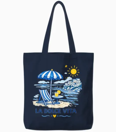 La Dolce Vita Tote Bags - Navy
