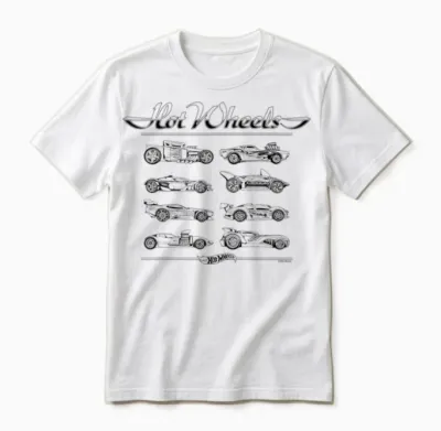 Hot Wheels – Autogitter Unisex T-Shirt - White