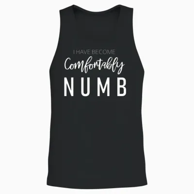 Comfortably Numb Unisex Tank Top - Black
