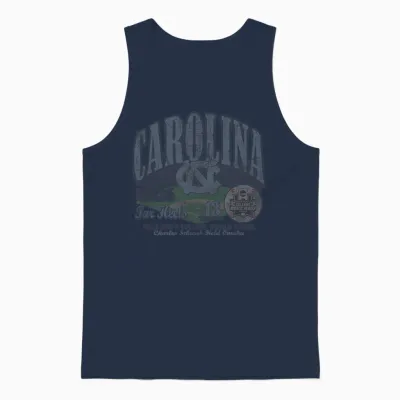 North Carolina Tar Heels College World Series 2026 Baseball Unisex Tank Top - Navy