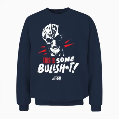 Resident Alien This Is Some Bullshit - Officially Licensed Unisex Sweatshirt - Navy