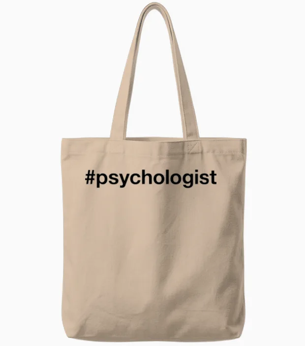Psychologist Tote Bags in Natural