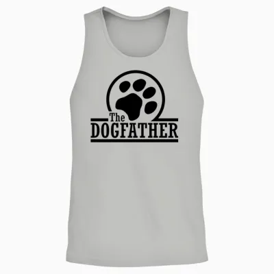 The Dogfather Unisex Tank Top - Ash