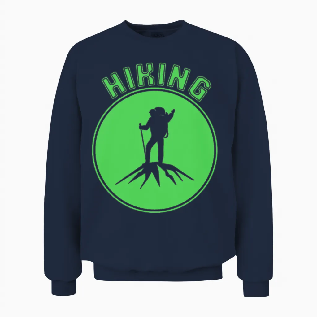 Hiking - & Outdoors Unisex Sweatshirt in Navy