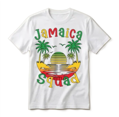 Jamaica Vacation Squad Trip Matching Family Reunio Unisex T-Shirt - White