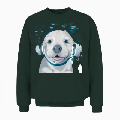 Funny Dog Unisex Sweatshirt - Forest