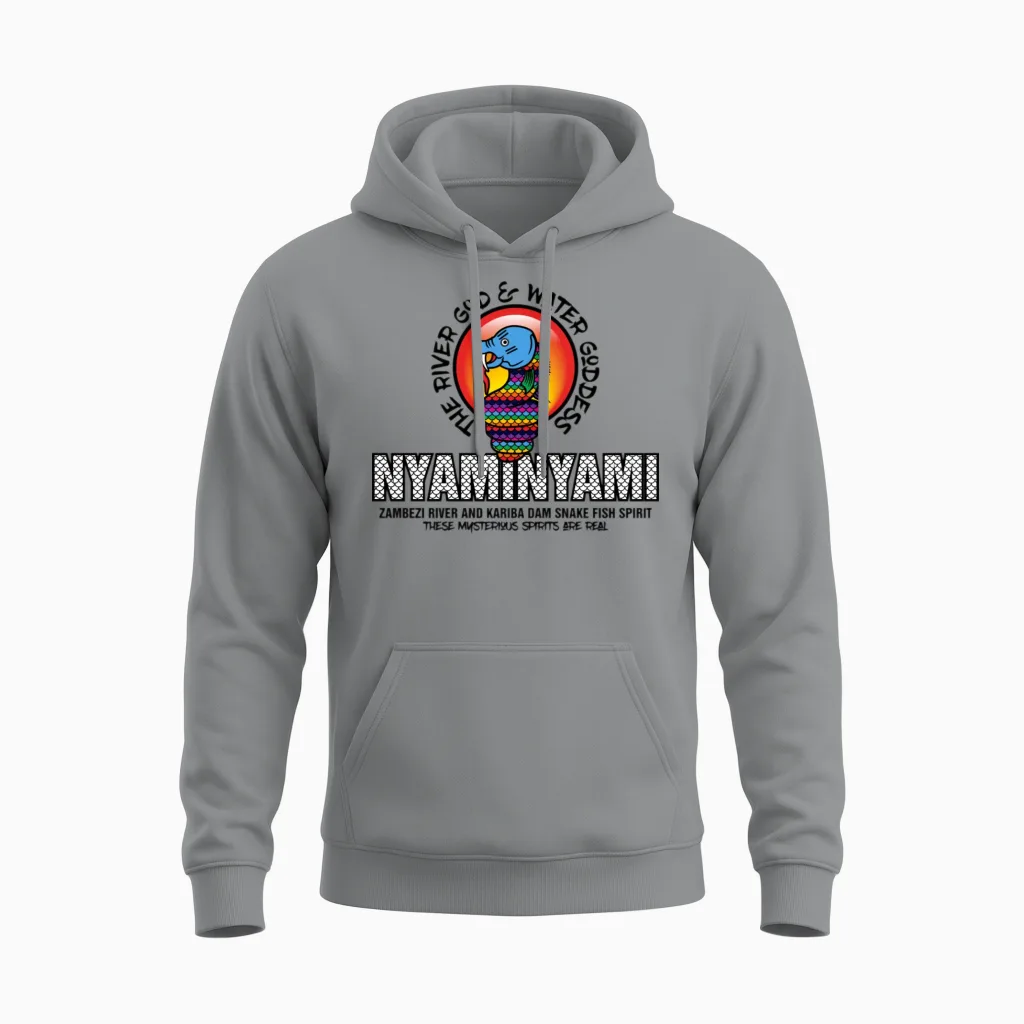 Nyaminyami Colors Sunrise Unisex Hoodie in Sport Grey