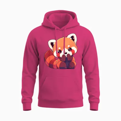 Red Panda Kleine Pandas Kleiner Roter Panda Unisex Hoodie - Heliconia