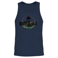 Rock N Roll Tequila Third Collection Unisex Tank Top - Navy – 2