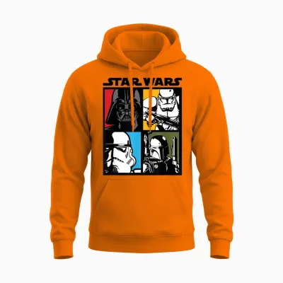 Star Wars Empire Group Unisex Hoodie - Safety Orange