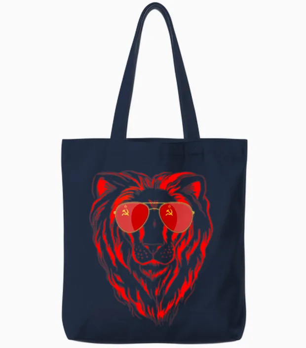 Soviet Union Tote Bags in Navy