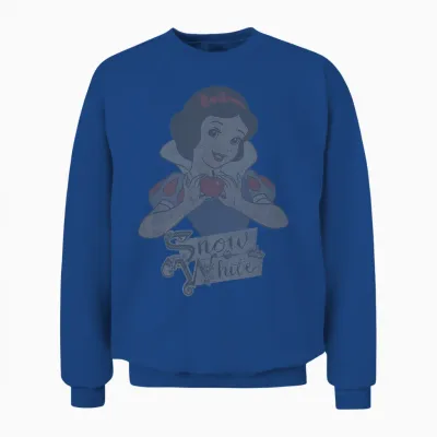 Disney Princess Snow White Holding an Apple Unisex Sweatshirt - Royal