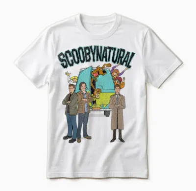 Scooby-Doo Scoobynatural Supernatural Mystery Ride Unisex T-Shirt - White