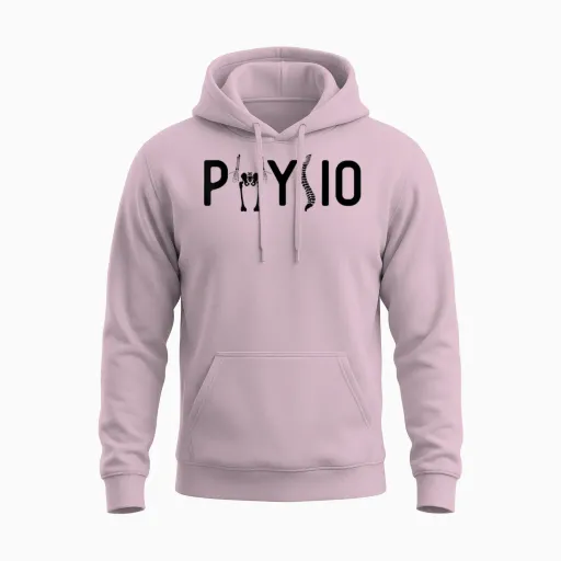 Physiotherapy Physiotherapy Physiotherapy Physio T-Shirt, White, S Unisex Hoodie - Light Pink