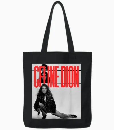 Photo Officielle Du Film Celine Dion Tote Bags - Black