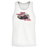 Begging to Be Ridden Unisex Tank Top - White – 2