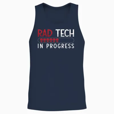 Radiology Tech Rad Tech in Progress Technologist Unisex Tank Top - Navy