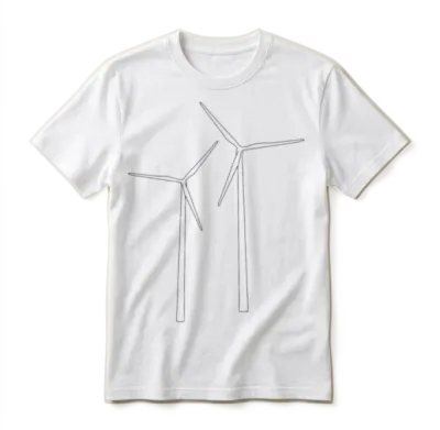 Wind Turbine Unisex T-Shirt - White