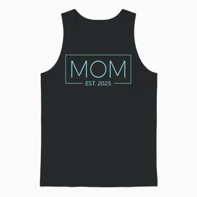 Boy Mom Est. 2025 Boy Mother 2025 Boy Mom 2025 Unisex Tank Top - Black