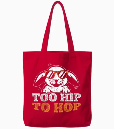 Oster Osterhase Spruch Hasen Kostüm Ostern Ostereier Tote Bags - Red
