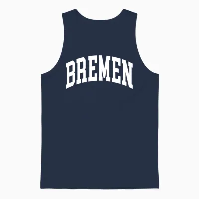 Bremen Unisex Tank Top - Navy