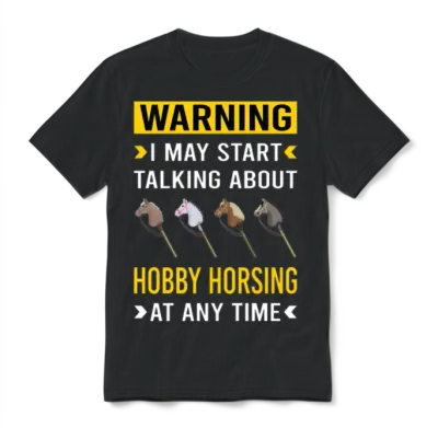 Hobby Horsing Horse Hobbyhorsing Hobbyhorse Unisex T-Shirt - Black