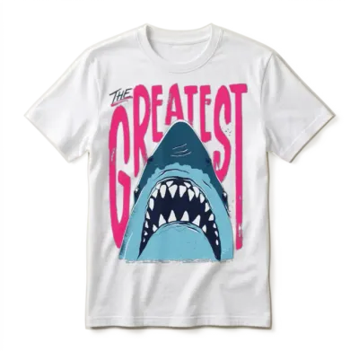 Jaws the Greatest Shark Unisex T-Shirt - White