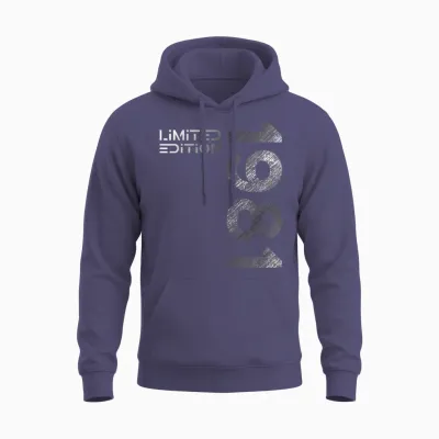 44th Birthday Limited Edition Vintage 1981 Man Woman Unisex Hoodie - Heather Sport Dark Navy