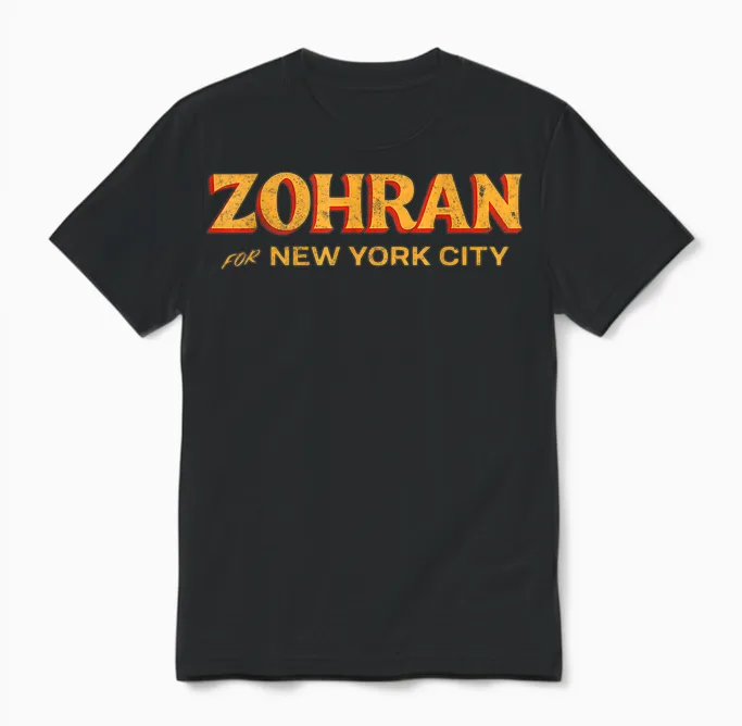 Zohran Mamdani Unisex T-Shirt in Black