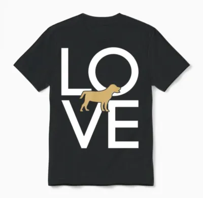 Dog Unisex T-Shirt - Black