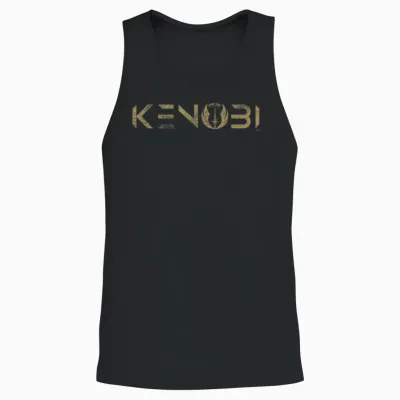 Star Wars Obi-Wan Kenobi Series Logo Unisex Tank Top - Black