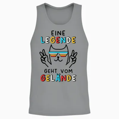 Eine Legende Geht Vom Gelände Unisex Tank Top - Sport Grey