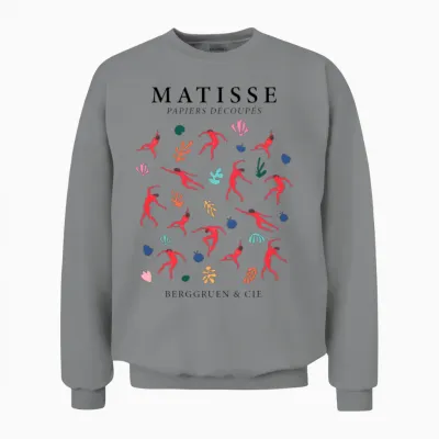 Henri Matisse the Cut Outs Work Unisex Sweatshirt - Sport Grey