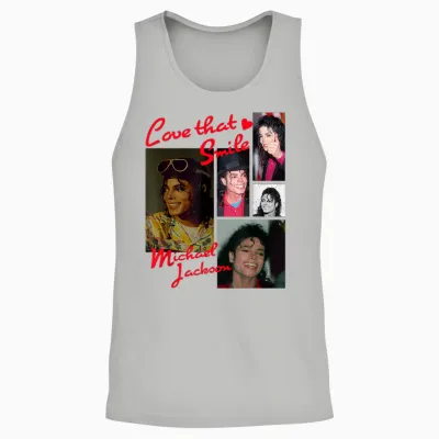 Michael Jackson 014 Unisex Tank Top - Ash