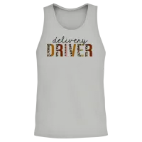 Delivery Driver Leopard Print Funny Unisex Tank Top - Ash – 2