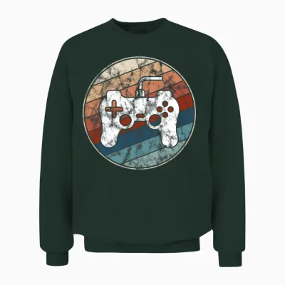 Retro Game Controller Unisex Sweatshirt - Forest
