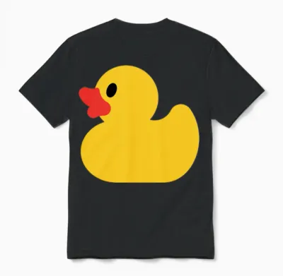Rubber Duck Unisex T-Shirt - Black