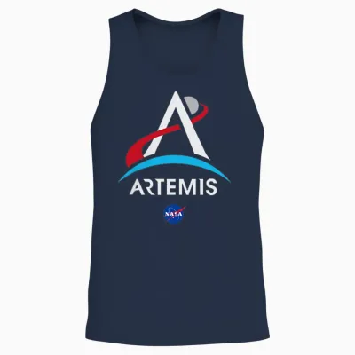 Nasa Artemis Mission Logo Unisex Tank Top - Navy