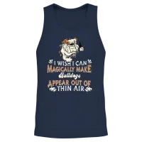 Bulldog Dogs — Dog Lovers Unisex Tank Top - Navy – 2