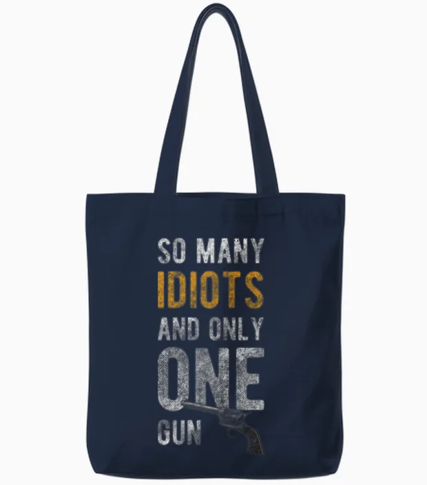 Sarcasm Funny Memes & Humor Gift Tote Bags in Navy