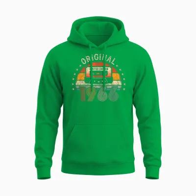 59th Birthday Man Woman Original Vintage 1966 Unisex Hoodie - Irish Green