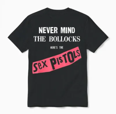 Original Sex Pistols Nmtb Album by Rock Off Unisex T-Shirt - Black