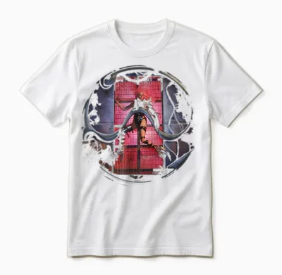 Official Lady Gaga Chromatica Cover Unisex T-Shirt - White